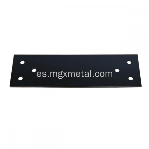 Placa de madera de metal con recubrimiento de polvo negro